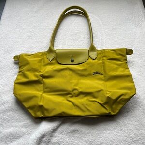 Longchamp Yellow Tote Bag